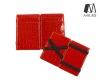 Red crocodile leather magic wallet