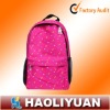 Red cute Polyester leisure backpack