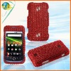 Red diamond bling case for HuaWei Ascend M860