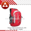 Red duffel bag