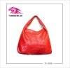 Red fashion short handle waterproof handbag