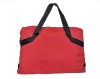 Red foldable travel bag