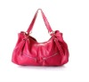 Red good pu leather shoulder bag for lady