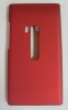 Red hard rubber back case cover for nokia N9 Hotselling