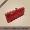 Red ladies clutch purse