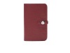 Red leather women's wallet