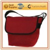 Red messenger bags