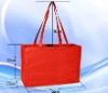 Red non-woen shopping bag for gift bag/promational bag