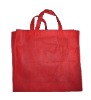 Red nonwoven high quality handbag