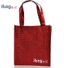 Red printable reusable shopping bags