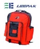 Red school backpack