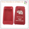 Red silicone cellphone case with reasonable price