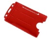 Red trendy card holder