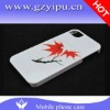 Relief maple leaves image plastic hard smartphone cover case shell 4g/s for iphone