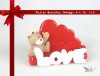 Resin Bear business card holder