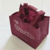 Reusable 6 bottles non woven wine bag