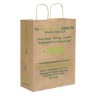 Reusable Popular Handled Paper Packing Bag for food/apparel