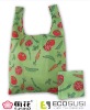 Reusable grocery bag with attached pouch