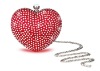 Rhinestone Heart Party Clutch Bag/Wallet/evening bag