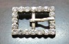 Rhinestone shoe pin buckle