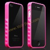 Rhombus TPU Bumper Frame Cover Case Shell For iPhone 4G