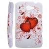 Romantic Hearts Design Silicon Skin Gel Cover Shell For HTC ChaCha G16