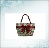 Rose flower printing fabric bags