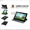 Rotatable 360 degree Litchi pattern Leather case,PU case for ASUS Eee Pad TF201 P-ASUSTF201CASE003