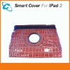 Rotatable 360 degree crocodile pattern Leather case for ipad2