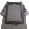 Rotatable Genuine Leather case for ipad 2