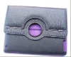 Rotatable leather case 360 degree rotating leather case cover for ipad 2