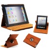 Rotate 360 degree with smart sleep function Leather case for iPad 2