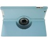 Rotate 360 degree with smart sleep function Leather case for iPad 2