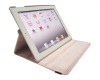 Rotate 360 degree with smart sleep function Leather case for iPad 2