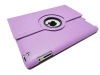 Rotate 360 degree with smart sleep function Leather case for iPad 2