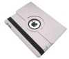 Rotate 360 degree with smart sleep function Leather case for iPad 2