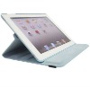 Rotate 360 degree with smart sleep function Leather case for iPad 2