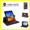 Rotating Leather Case for Samsung Galaxy Tab 8.9 P7300 P7310 Smart Cover Accessories With Swivel Stand 360 Degree New Brown