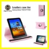 Rotating Leather Case for Samsung Galaxy Tab 8.9 P7300 P7310 Smart Cover Accessories With Swivel Stand 360 Degree New Pink