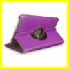 Rotating Stand Leather Cover Case for HTC Flyer w Built-in Stand Tablet PC Cases Covers Accecessories Wholesale Cheat Lot Purple