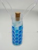 Round Liquid PVC bottle bag for 1 bottle