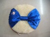 Round bowknot beaded coin purse