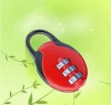 Round security luggage lock