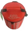Round shape cooler bag with high quality