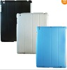 Rubber Hard Back Case for iPad 3 Works w/ Smart Cover