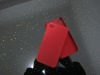 Rubber case for iphone 4G/4S red case