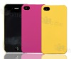 Rubber coating thin case for iPhone 4