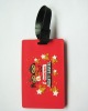 Rubber handbag tag promotional