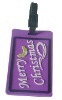 Rubber luggage tag