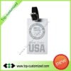 Rubber pvc luggage tag for promotional gift